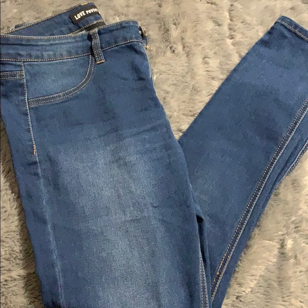 Women high waisted skinny jeans
